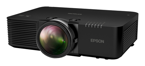 Epson EB L695SU projecting large bright image in compact room