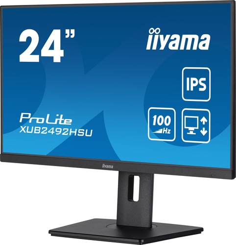 iiyama IPS, 60.5 cm (23.8"), 1920 x 1080 pixels, Full HD, LED Monitor