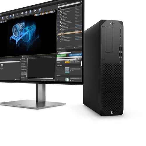 HP Z2 G9 AI workstation with NVIDIA T400 discrete graphics