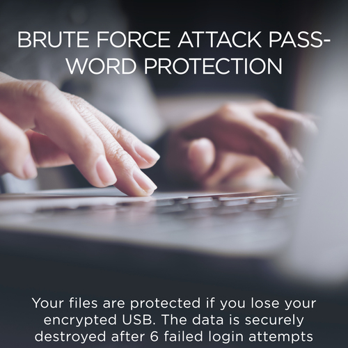 Integral 8GB HARDWARE ENCRYPTED USB 3.0 DRIVE USB Type-A Flah Drive