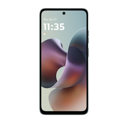 Motorola moto g56 5G front view showing 6.72-inch display and punch-hole camera