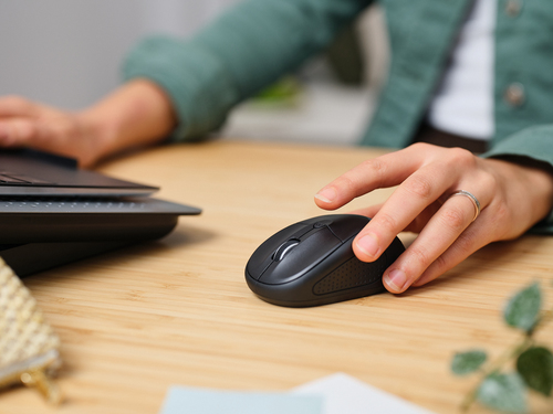 Trust Primo (24966), Ambidextrous, Bluetooth, 1600 DPI, Optical Mouse, Black