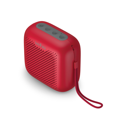 Veho MZ-4,  Portable Bluetooth Speaker, Red