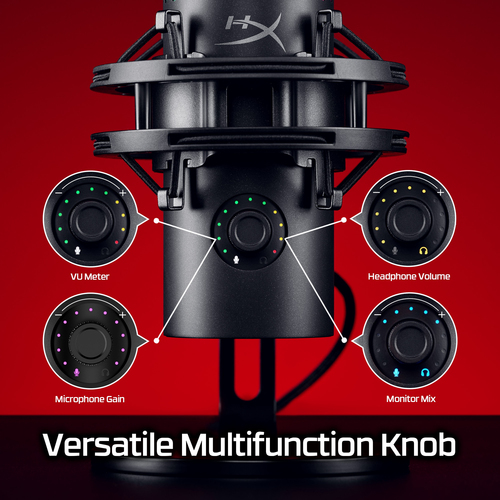 HyperX QuadCast 2 S USB Table Microphone 20–20000 Hz Black Wired