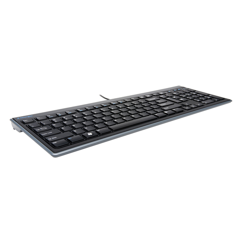 Logitech K120, USB Wired Slim Keyboard, UK QWERTY, Full Size, Black | 920-002501