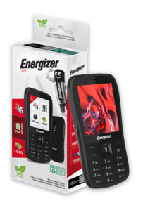 Energizer E29EU1 Bar Dual SIM, 7.11 cm (2.8"), Bluetooth, 1700 mAh, Black Mobile Phone