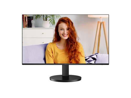 AOC B3 Q27B3CF2 angled view highlighting flat screen and slim bezel