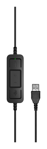 EPOS IMPACT SC 60 USB ML, Wired,  60 - 16000 Hz, Headset/Headphones, Black