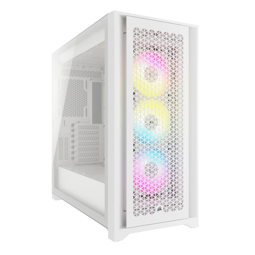 Corsair iCUE 5000D RGB Airflow, Plastic, Steel, Tempered glass, Midi Tower case