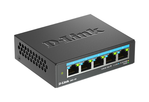 D-Link, 5-Port 2.5G Multi-Gigabit Unmanaged Switch