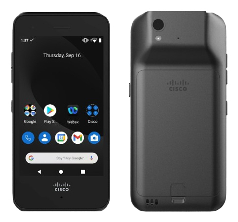 Cisco 840, 10.2 cm (4"), 3GB, 32GB, 8MP, Android 10, Black Mobile Phone