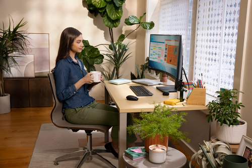 HP P34hc G4 WQHD USB-C Curved 34" 3440 x 1440 pixels LCD Monitor Black