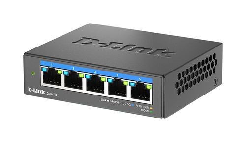 D-Link, 5-Port 2.5G Multi-Gigabit Unmanaged Switch