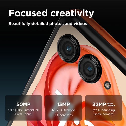 Motorola razr 50, 17.5 cm (6.9"), 8 GB, 256 GB, 50 MP, Android 14, Orange