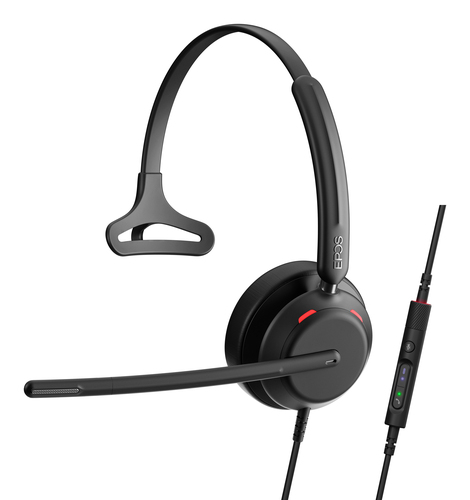 EPOS Impact 730T, Wired, 20 - 20000 Hz, Headset/Headphones, Black