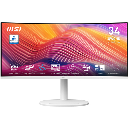 MSI Modern MD342CQPW, 34", 3440 x 1440 pixels, UltraWide Quad HD Monitor