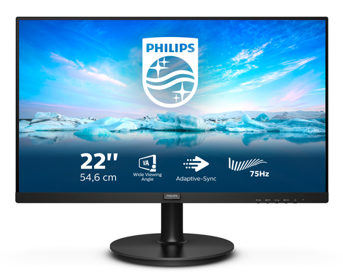 Philips V Line 222V8LA/00, (21.5"), 1920 x 1080 pixels, Full HD, LCD, Monitor
