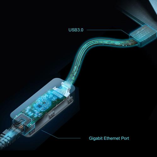 TP-Link USB 3.0 to Gigabit Ethernet Network Adapter Black