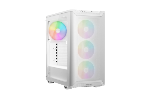 Pure Base 501 LX White PC Case Midi Tower Glass ARGB Fans