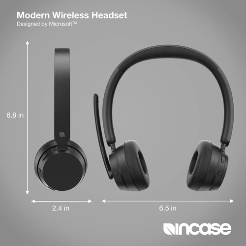 Incase Microsoft Modern, Wireless, 100 - 20000 Hz, Headset/Headphone, Black