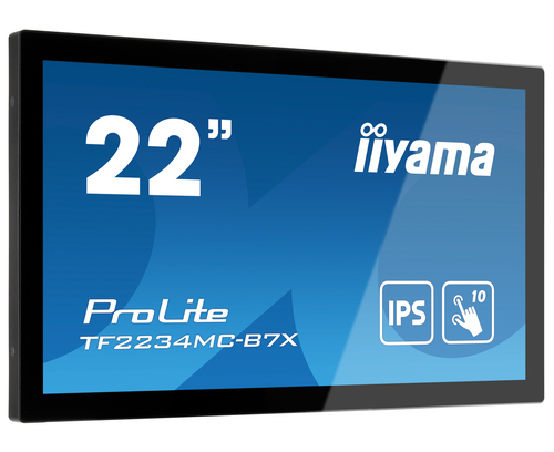 iiyama ProLite TF2234MC-B7X 21.5-inch Full HD LED touchscreen monitor with 1920 x 1080 resolution and 8 ms response