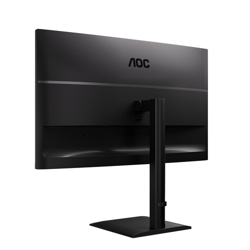 AOC Q32E4U monitor side view with adjustable pivot