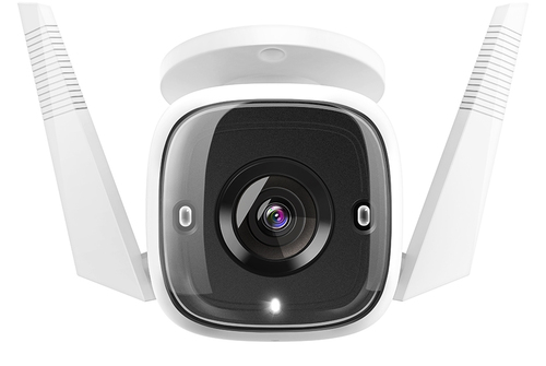 TP-Link Tapo outdoor security WiFi camera photo front view lens and body design