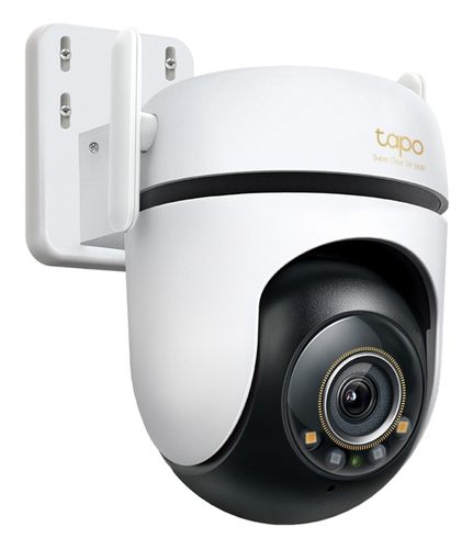 TP-Link Tapo C530WS outdoor wall mount IP security camera with 3K resolution, pan-tilt control, and dual antennas