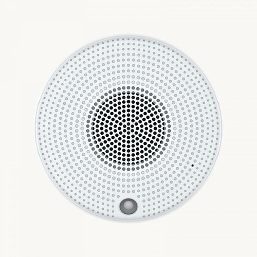 Axis C1410 Mk II white speaker image highlighting compact design