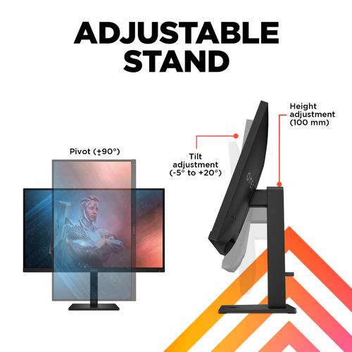 HP OMEN, 27 inch FHD 165Hz Gaming Monitor - LCD,  Black