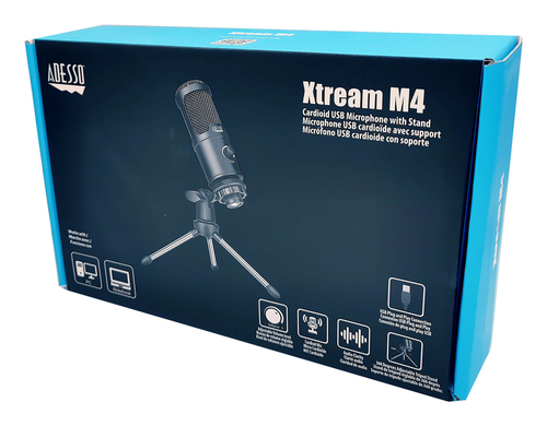Adesso Xtream M4 Table Microphone 200–18000 Hz 58 dB