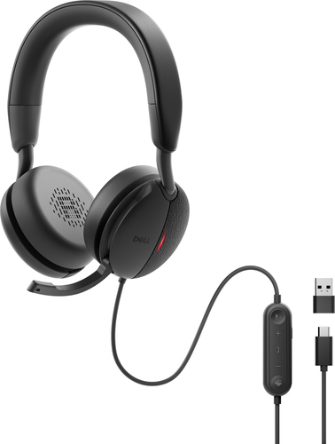 DELL WH5024, Wired, 20 - 20000 Hz, Headset/Headphones, Black