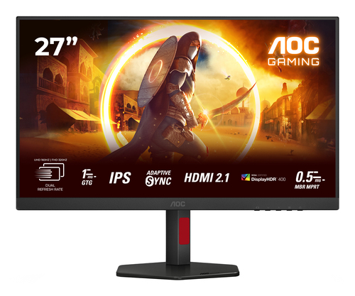 AOC G4 (U27G4R), (27"), 3840 x 2160 pixels, 4K Ultra HD, LED, Monitor