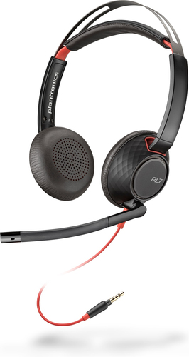 POLY Blackwire 5220, Wired, 20 - 20000 Hz, Headset/Headphones, Black