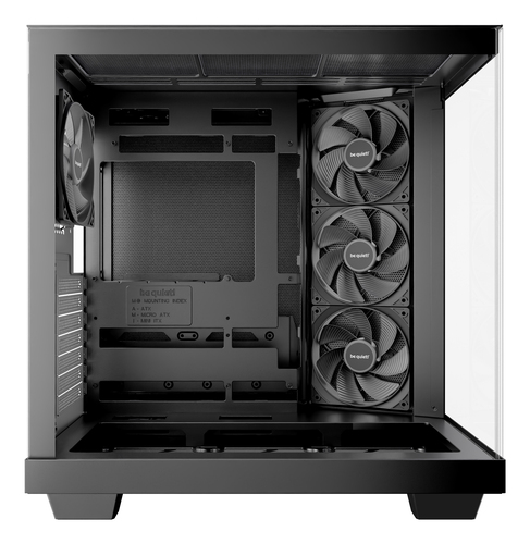 top ports and cooling of be quiet! Light Base 500 gaming PC case
