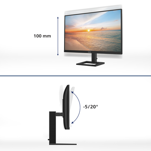 Philips 1000 series 27E1N1900AE/00, (27") 3840 x 2160 pixels, 4K UHD LCD Monitor