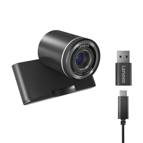 Lenovo 4XC1Q25245 4MP Full HD 1080p USB Webcam with Privacy Shutter – 30fps