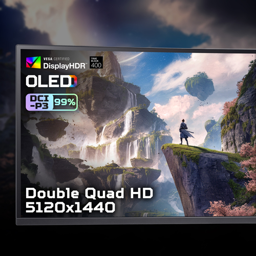 Acer X (UM.SXXEE.X02), 49", 5120 x 1440 pixels, Dual QHD, OLED, Monitor