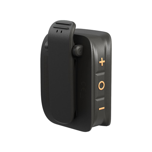 Top view of Creative Labs MUVO Free Bluetooth speaker with control buttons