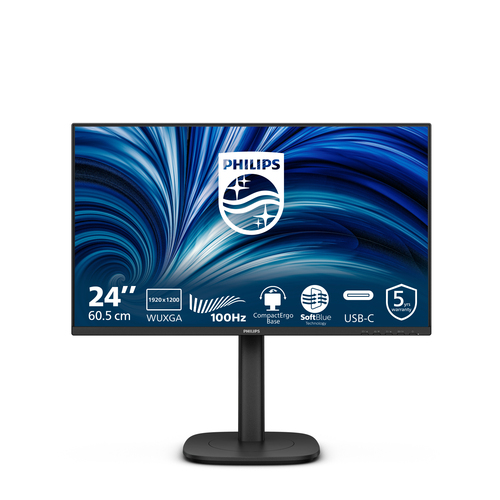 Philips 3000 series 24B2N3200D/00, (24.1") 1920 x 1200 pixels, WUXGA LCD Monitor