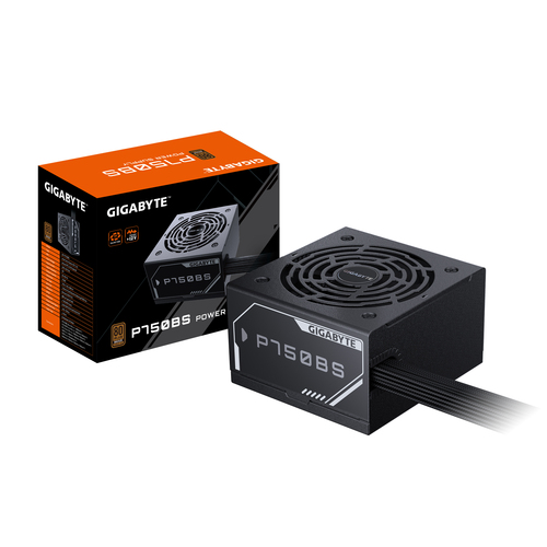 GIGABYTE P750BS, 750 W, 200 - 240 V, 50/60 Hz, 6 A, 80+Bronze, ATX, UK Plug, PSU
