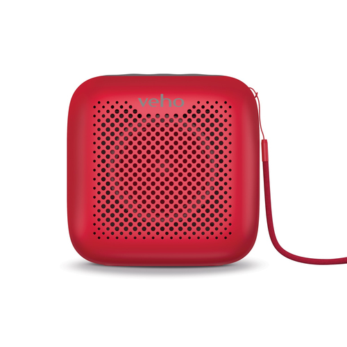 Veho MZ-4,  Portable Bluetooth Speaker, Red
