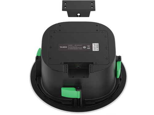 Yealink CS10 PoE speaker black and white side profile mounted