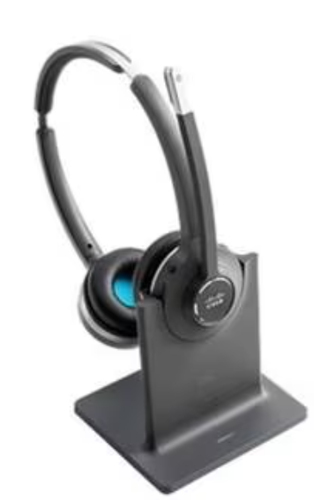 Cisco Headset 562 (CP-HS-WL-562-M-EU=),Dual DECT 50 - 18000Hz Wireless Headphone