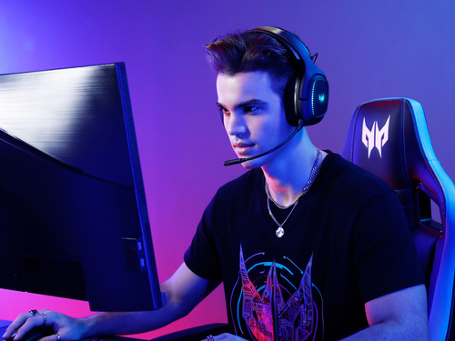 Acer Predator Galea 550, Wireless, 20 - 20000 Hz, Gaming, Headset/Headphones, Black