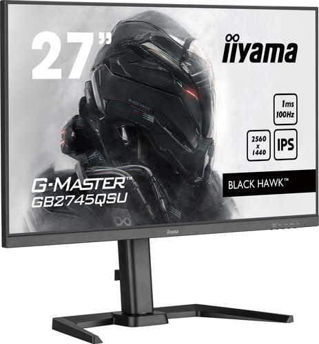iiyama G-MASTER (GB2745QSU-B2), (27"), 2560 x 1440 pixels, WQHD, LED IPS Monitor