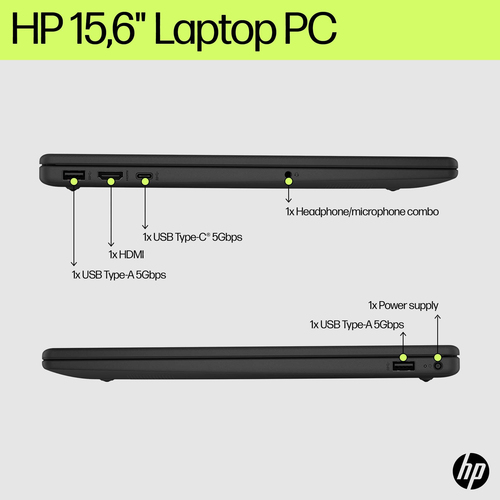 HP 15-fd0044na, Intel® Core™ i5, 15.6" 16 GB, 512 GB Windows 11 Home