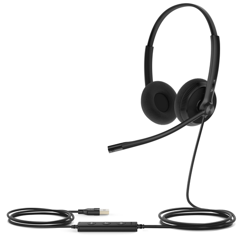 Yealink UH34 Lite Dual UC, Wired, 20 - 20000 Hz, Headset/Headphones, Black