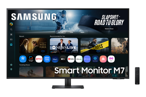 Samsung 43" Smart Monitor M70F UHD, 109.2 cm (43"), 4K Ultra HD, LCD