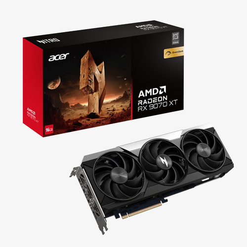 Acer Nitro Radeon RX 9070 XT OC ,16 GB, GDDR6, 7680 x 4320 pixels, PCIe 5.0, GPU